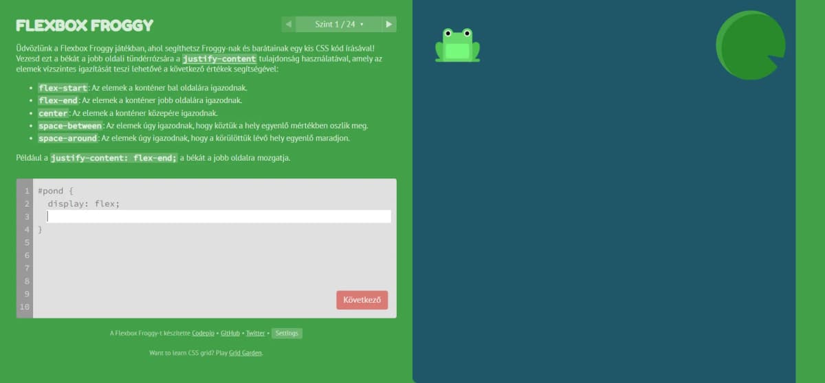 Flexbox froggy game