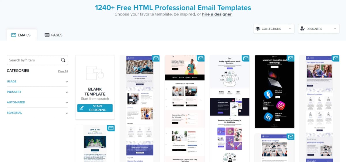 Email templates
