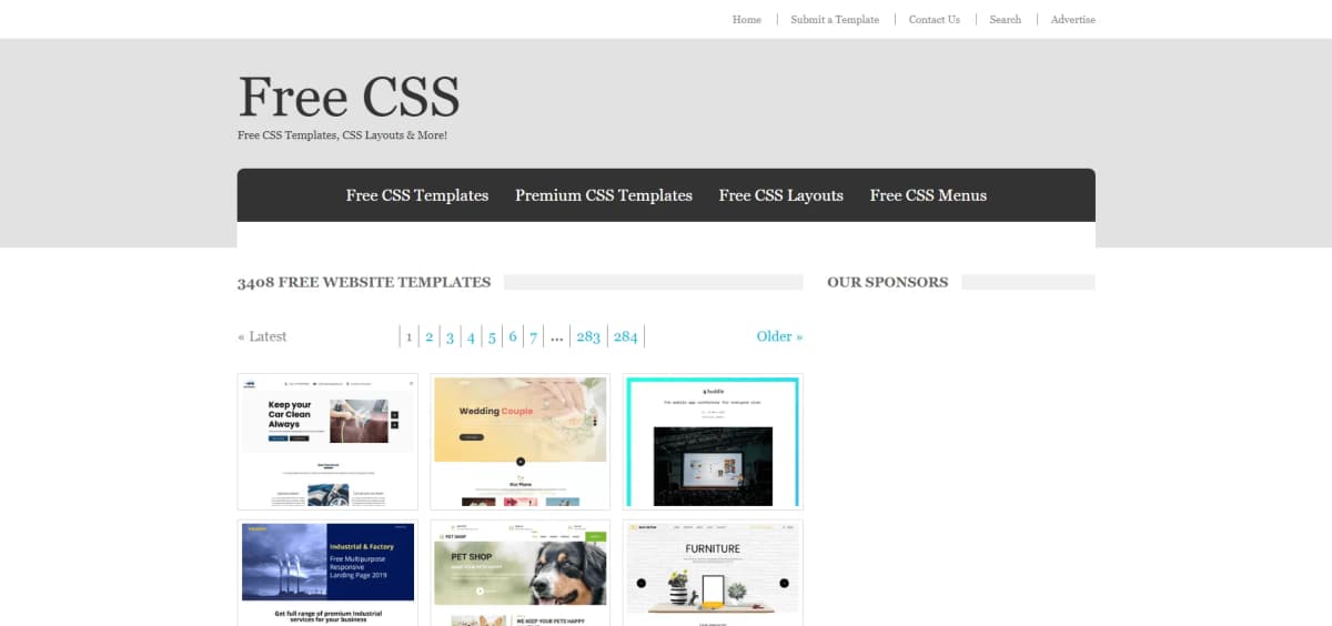 Free HTML+CSS templates